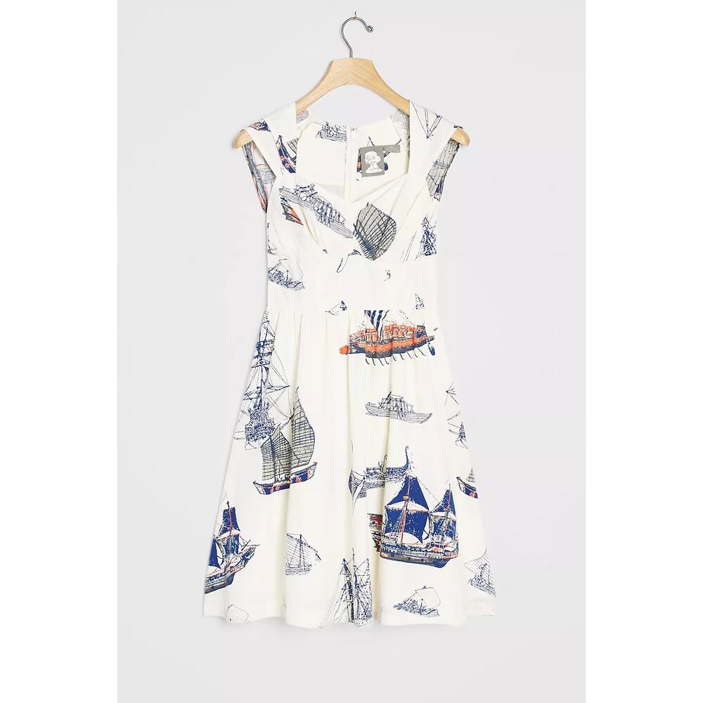 Girls From Savoy Anthropologie Bon Voyage Seafarer Dress